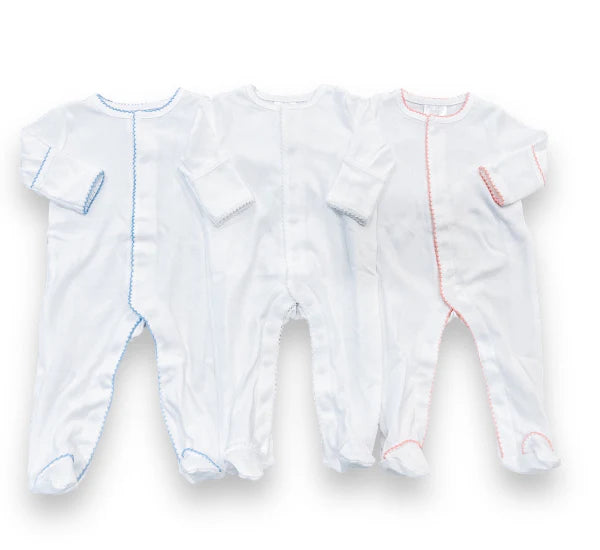 Classic Picot Baby Footie
