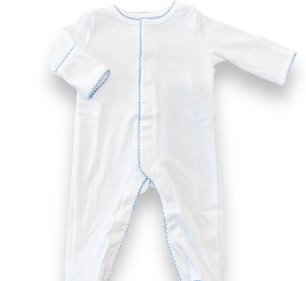 Classic Picot Baby Footie