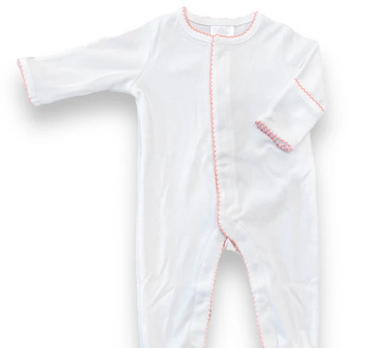 Classic Picot Baby Footie