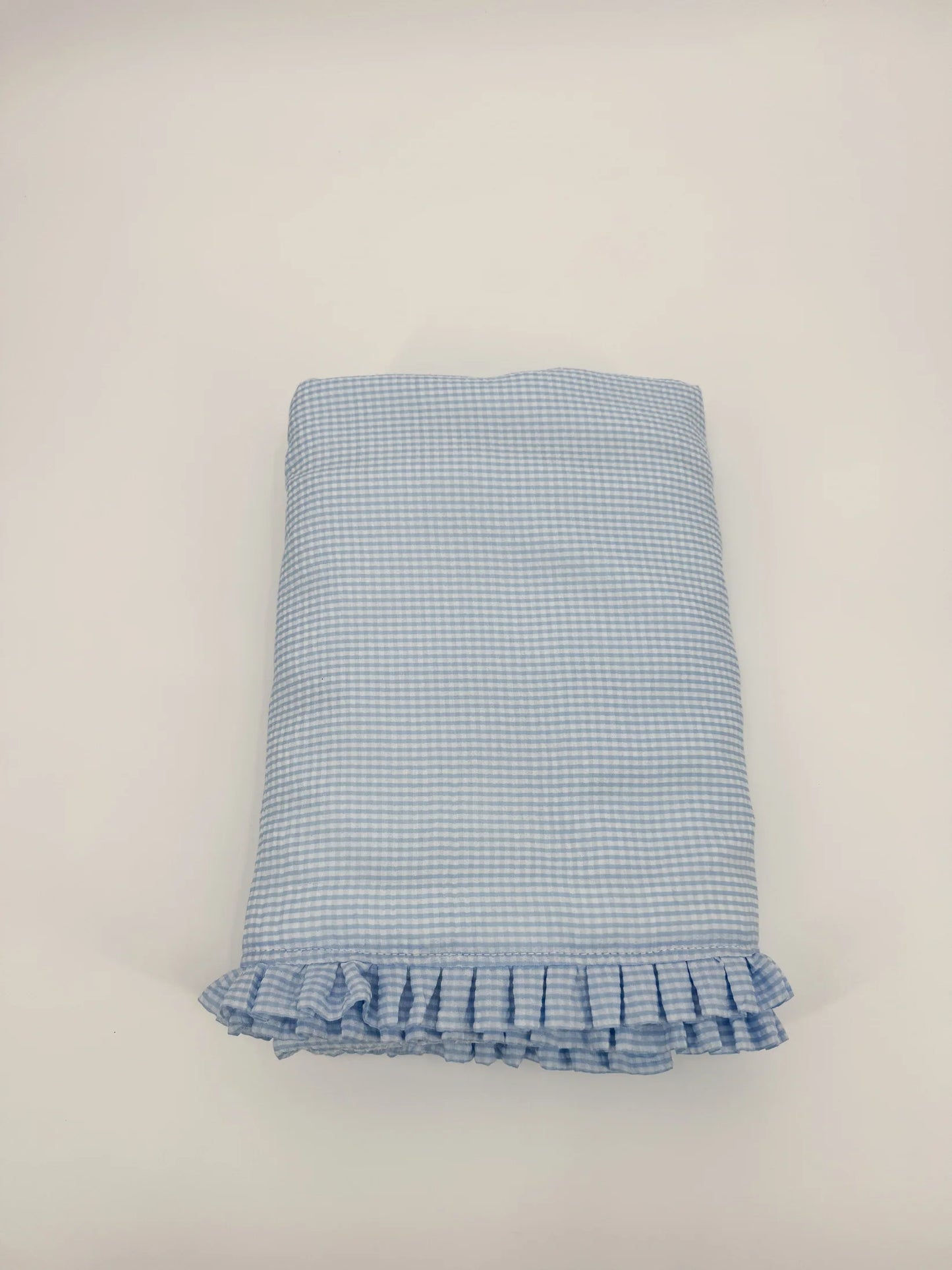 Ruffle Seersucker Beach Towel